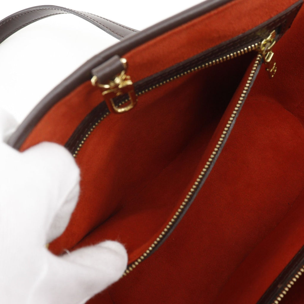 Louis Vuitton Manosque PM Damier Canvas Brown Tote — view 8
