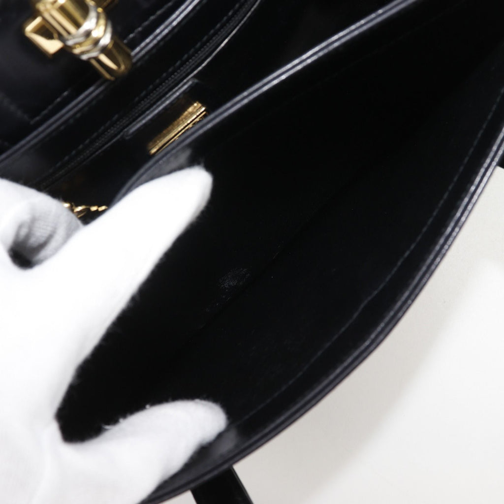 Gucci Vintage Calf Black Handbag — view 7