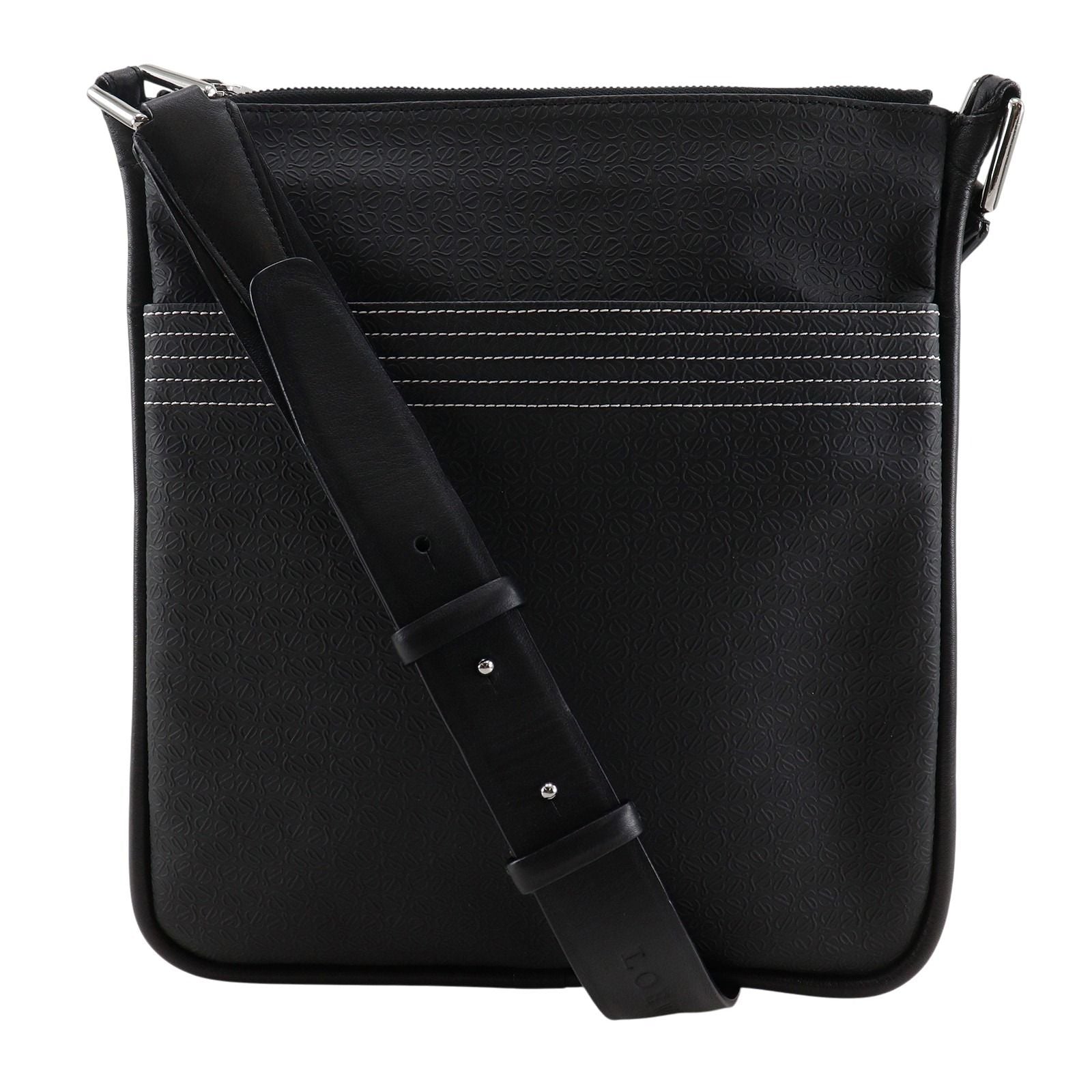Loewe Repeat Anagram Black Shoulder