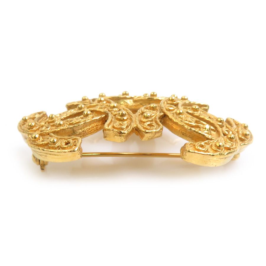 Chanel Brooch Triple CC Logo — view 4