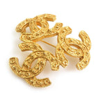 Chanel Brooch Triple CC Logo — view 2