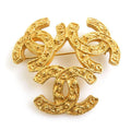 Chanel Brooch Triple CC Logo