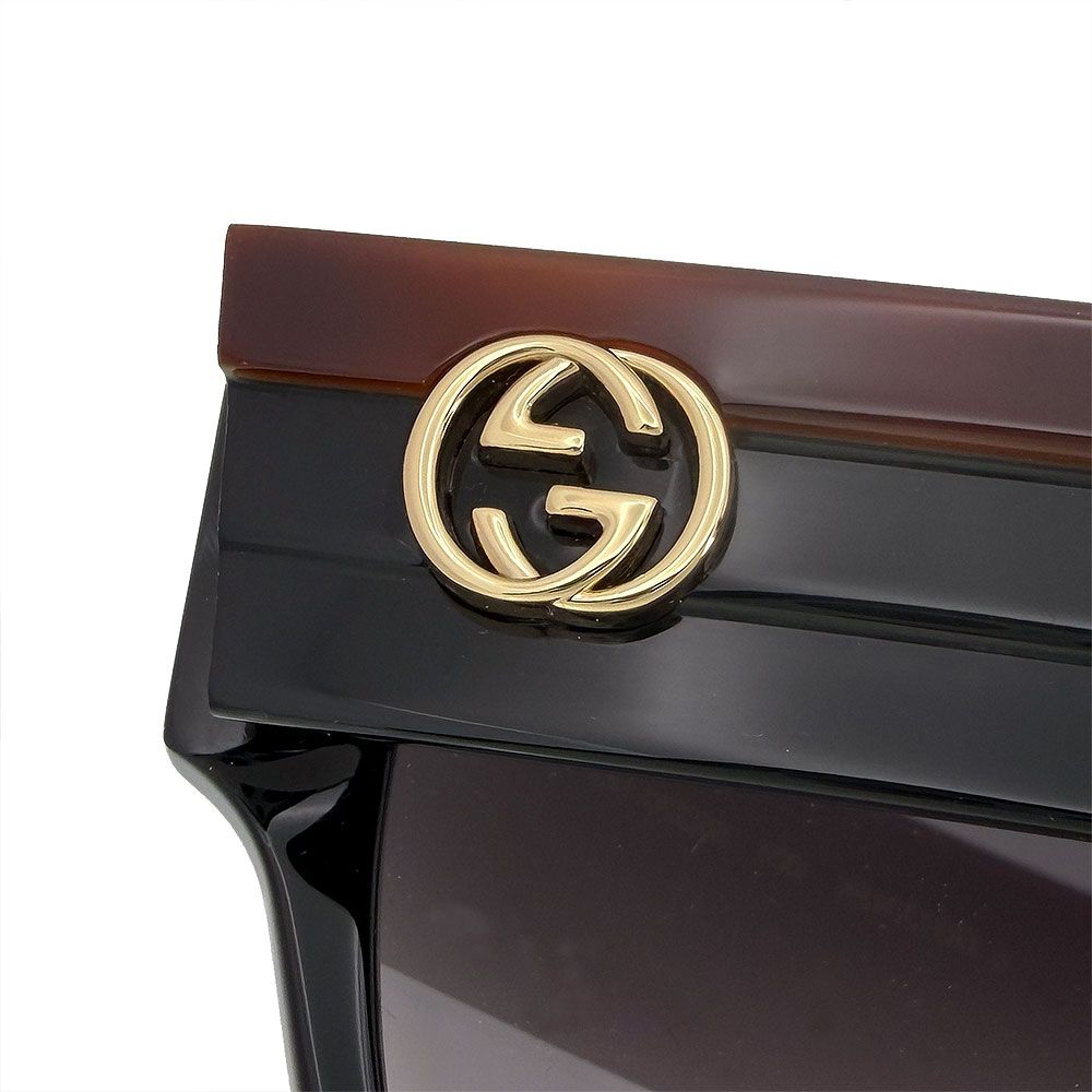 Gucci Geometric Frame Sunglasses Eyewear — view 4