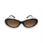 Chanel Faux Pearl CC Logo Sunglasses Eyewear — view 2