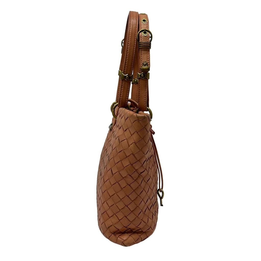 Bottega Veneta Tote Capri Orange Leather — view 4