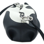 Loewe 199 30 Panda Bag Shoulder Black White Leather Silver — view 3