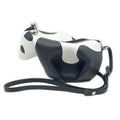 Loewe 199 30 Panda Bag Shoulder Black White Leather Silver