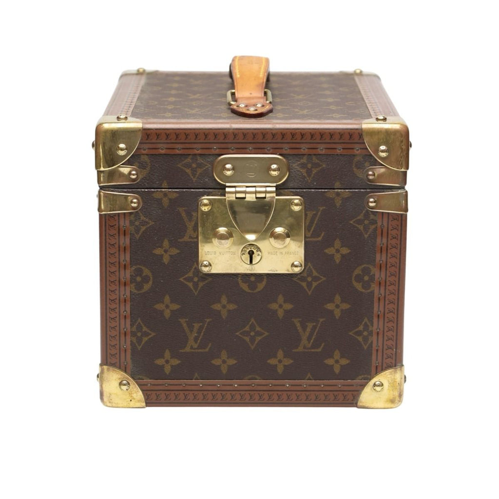 Louis Vuitton Monogram Makeup Case Boite Flacon Bag Brown