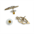Chanel Arrow Motif Rhinestone Earrings — view 2