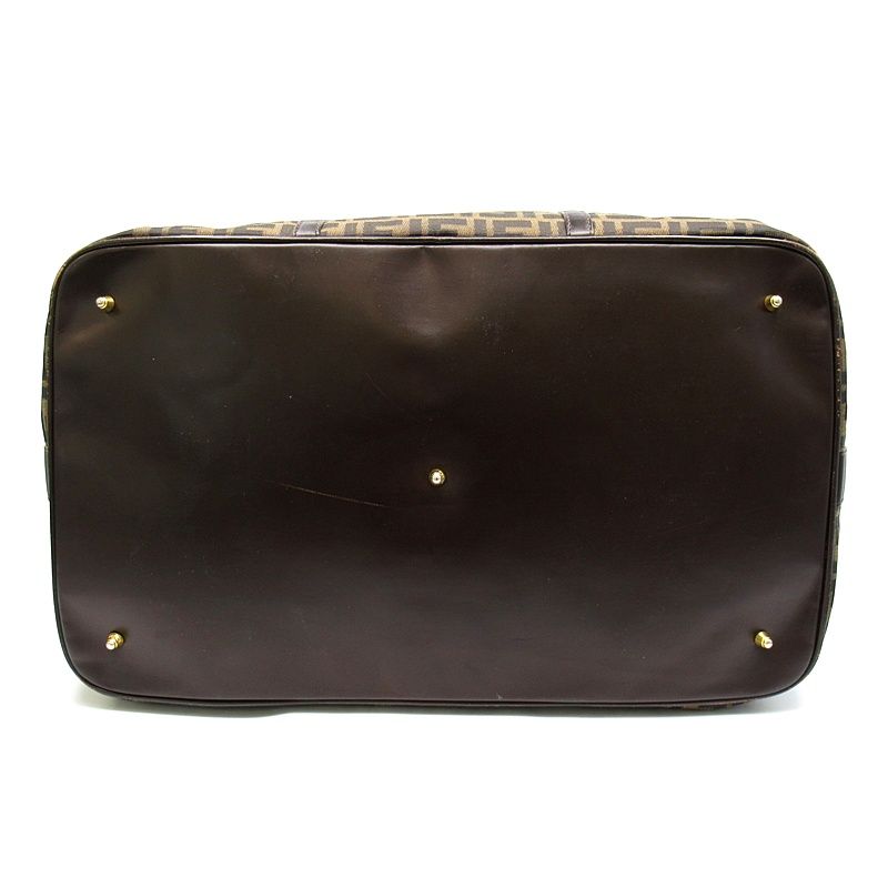Fendi Zucca Boston Bag Brown — view 6
