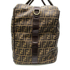 Fendi Zucca Boston Bag Brown — view 5