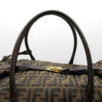 Fendi Zucca Boston Bag Brown — view 2
