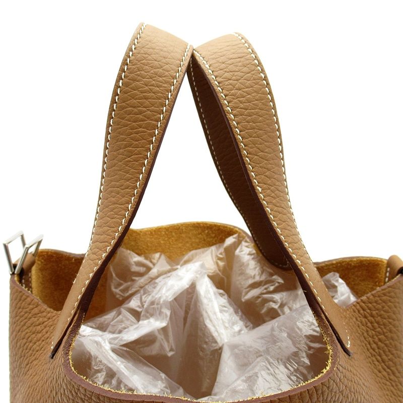 Hermes Picotin Lock PM Taurillon Clemence Handbag Gold — view 2