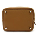 Hermes Picotin Lock PM Taurillon Clemence Handbag Gold — view 6