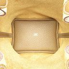 Hermes Picotin Lock PM Taurillon Clemence Handbag Gold — view 7
