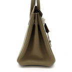 Hermes Birkin 25 Series Veau Epsom Handbag Etoupe — view 4