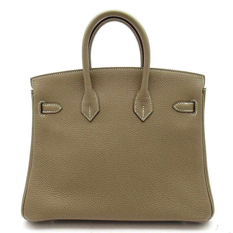 Hermes Birkin 25 Series Veau Epsom Handbag Etoupe — view 3