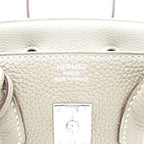 Hermes Birkin 25 Series Veau Epsom Handbag Etoupe — view 7