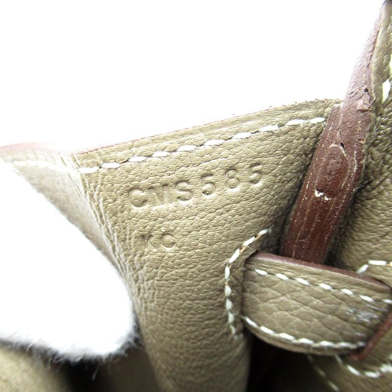 Hermes Birkin 25 Series Veau Epsom Handbag Etoupe — view 8