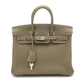 Hermes Birkin 25 Series Veau Epsom Handbag Etoupe