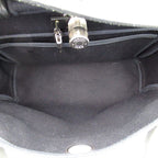 Hermes Herbag PM Toilet Ash Calf Shoulder Bag Black — view 6