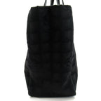 Chanel New Travel Line Tote MM Nylon Calf Black — view 5