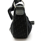 Dior Street Chic Shoulder Bag Canvas Leather Black — view 3
