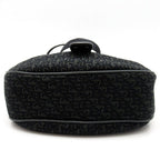 Dior Street Chic Shoulder Bag Canvas Leather Black — view 6