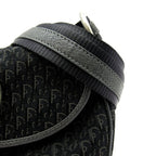 Dior Street Chic Shoulder Bag Canvas Leather Black — view 2