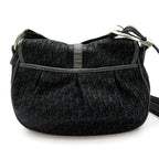 Dior Street Chic Shoulder Bag Canvas Leather Black — view 4