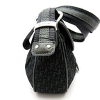 Dior Street Chic Shoulder Bag Canvas Leather Black — view 5