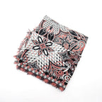 Louis Vuitton Shawl Cotton Black Pink White Scarf