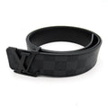 Louis Vuitton Ceinture LV Initial Belt Damier Graphite Black