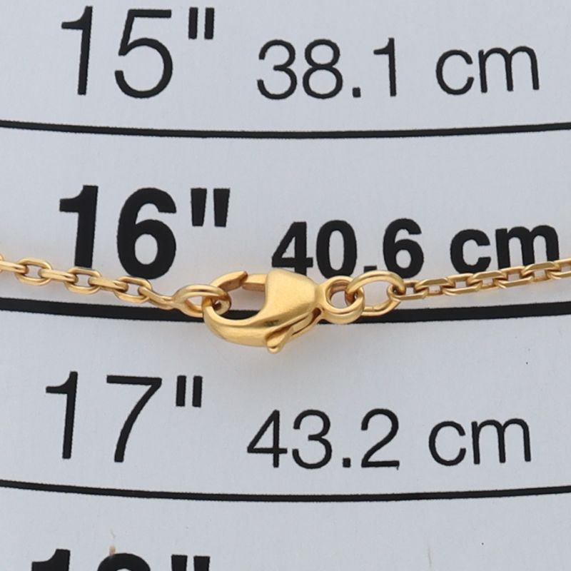 Hermes Mini Pop Necklace Brass — view 4