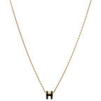 Hermes Mini Pop Necklace Brass — view 2