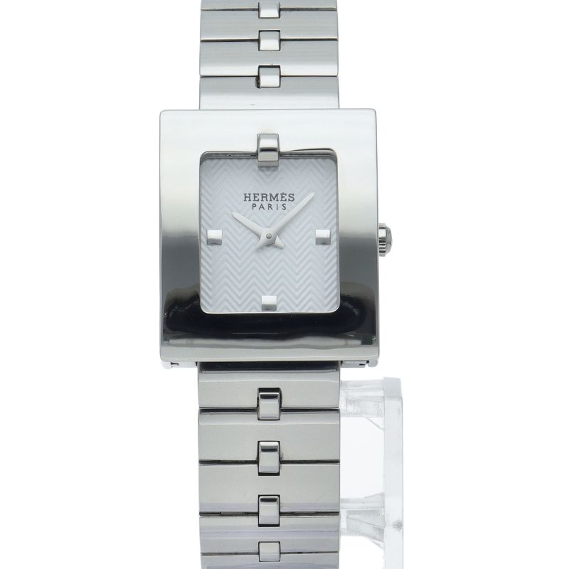 Hermes Watch SS White Polished — view 2