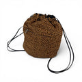 Bottega Veneta Reversible Backpack Nappa Sac Black Leopard Nylon Canvas