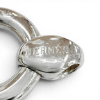 Hermes Vintage Frontier Bracelet Bangle Silver — view 8
