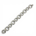 Hermes Vintage Frontier Bracelet Bangle Silver — view 3