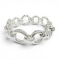 Hermes Vintage Frontier Bracelet Bangle Silver