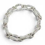 Hermes Vintage Frontier Bracelet Bangle Silver — view 2