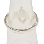 Hermes Heart Knock Ring 925 750 Silver Gold — view 3