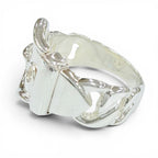 Hermes Vintage Book le Cellier Ring 925 Silver — view 3
