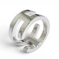 Hermes Symbol Ring Silver 48 Large Recommended