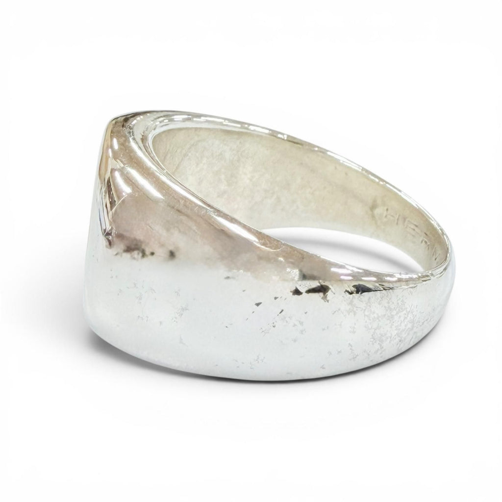 Hermes Vintage 925 750 Series Ring Silver Gold — view 3