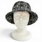 Dior Teddy-d Bob Hat Macro Cannage Bucket Hat Black 59 — view 2