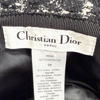 Dior Teddy-d Bob Hat Macro Cannage Bucket Hat Black 59 — view 7