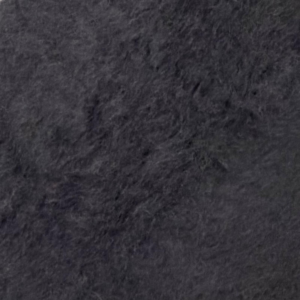 Loewe Mohair Wool Anag Lambskin Patch Fringe Long Scarf Black — view 4