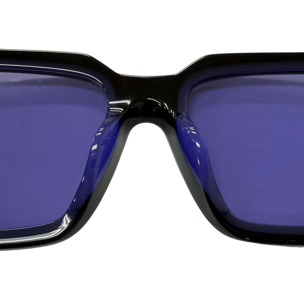 Prada Symbol Sunglasses Eyewear Square Black Purple Lens 55 — view 7