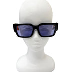 Prada Symbol Sunglasses Eyewear Square Black Purple Lens 55 — view 3